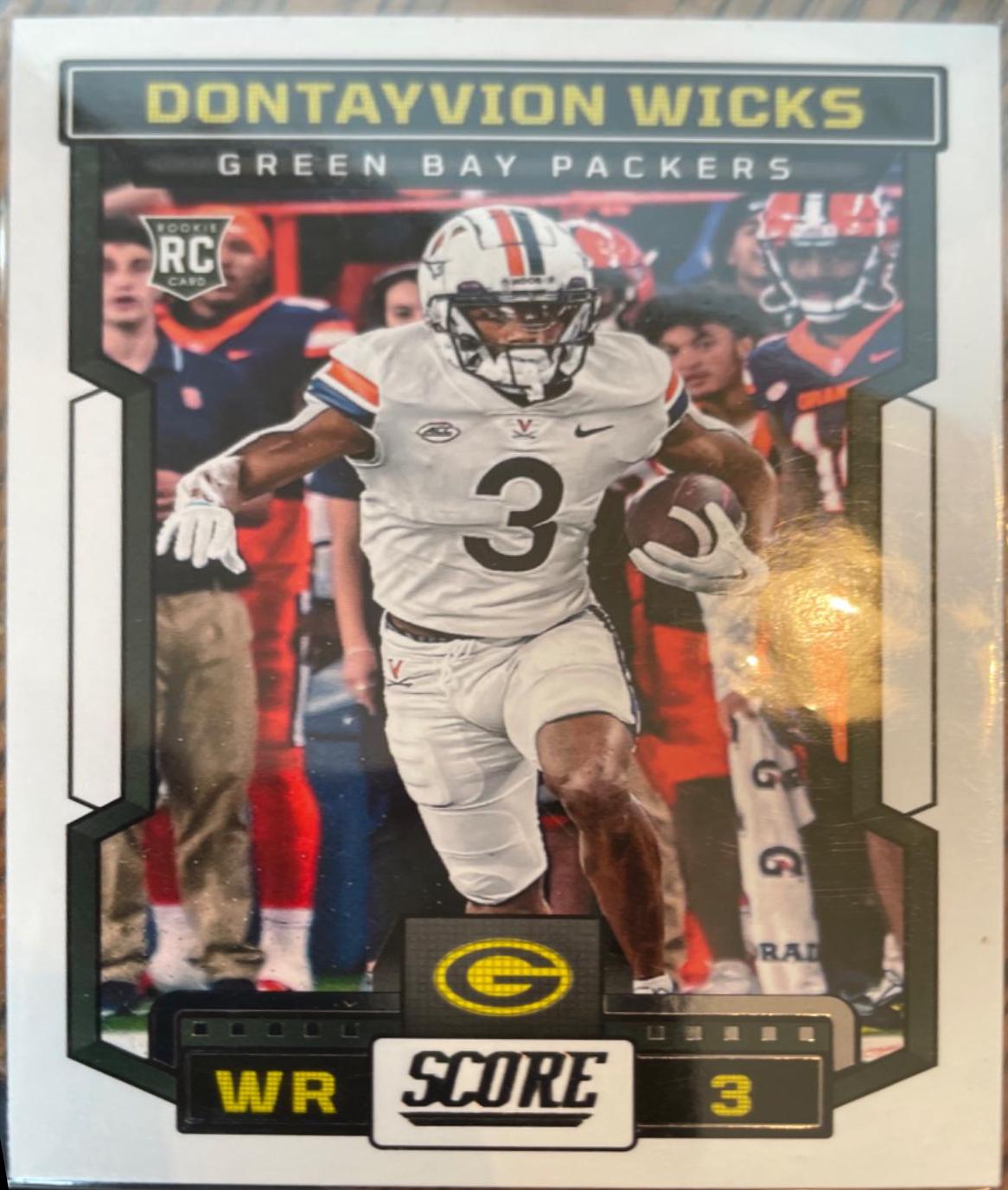 Dontayvion Wicks #358 Football Cards 2023 Panini Score