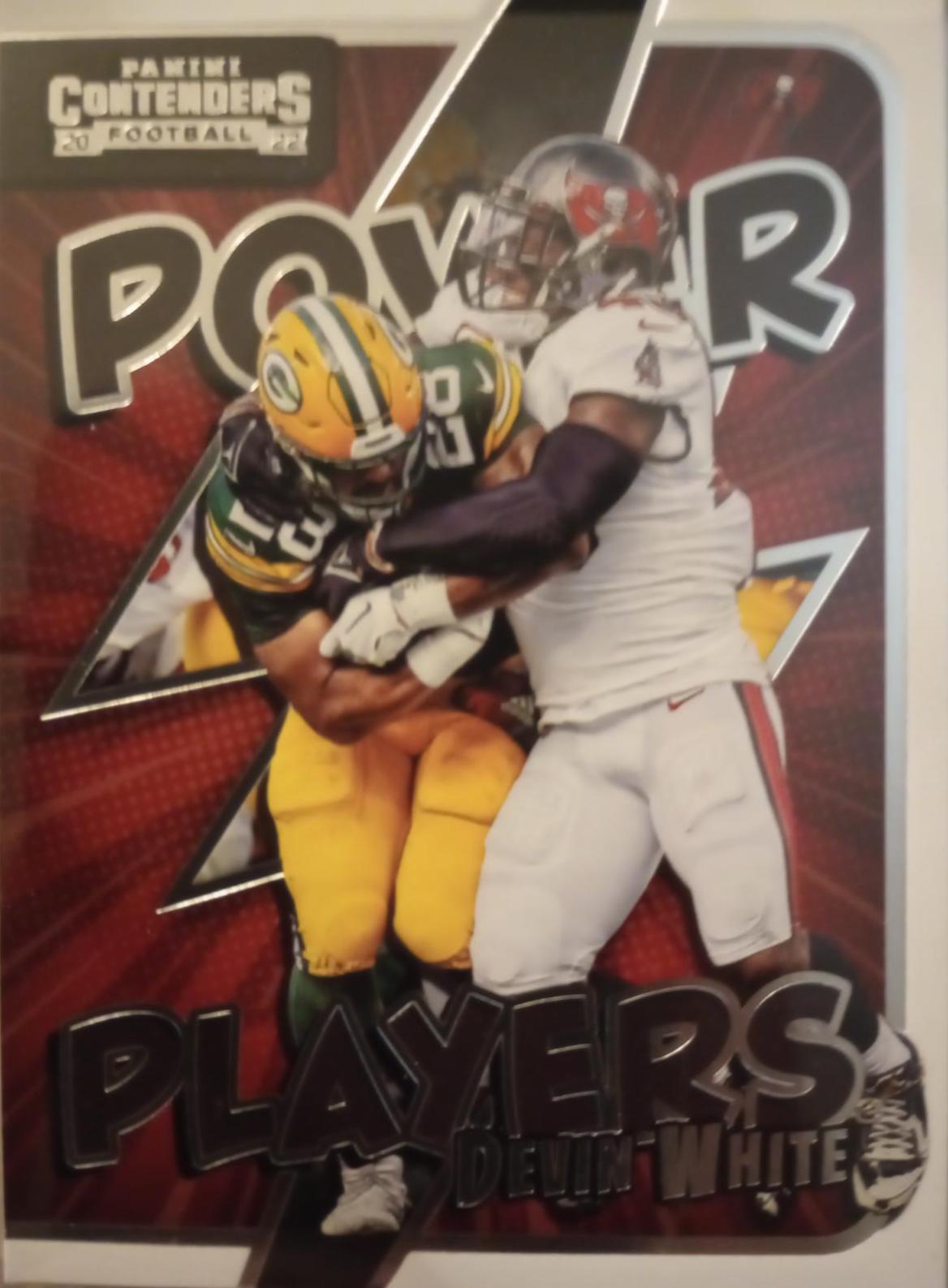 Devin White #PWR-DWH Football Cards 2022 Panini Contenders Power Players