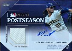 Freddy Peralta #PPAR-FP Baseball Cards 2024 Topps Postseason Performance Autograph Relic Prices