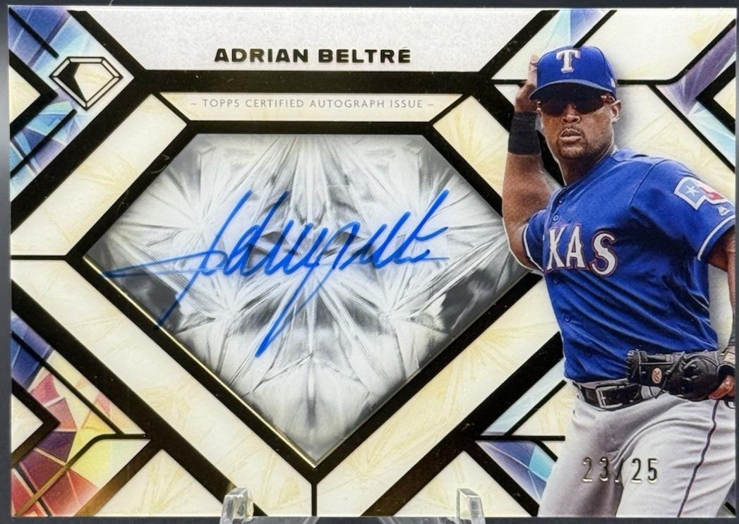 Adrian Beltre #ITDA-AB 2025 Topps Diamond Icons Icons Of The Diamond Autograph Baseball