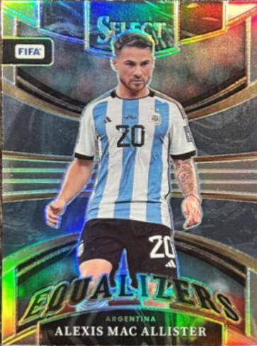 Alexis Mac Allister #9 Soccer Cards 2022 Panini Select FIFA Equalizers