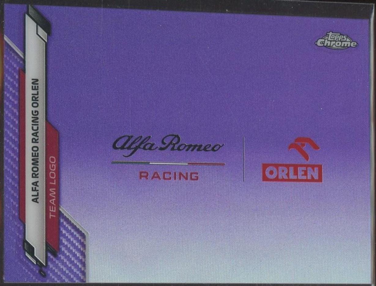 Alfa Romeo Racing ORLEN Team Logo [Purple] #119 Prices | 2020 Topps ...