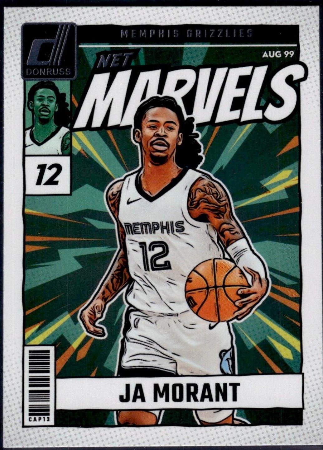 Ja Morant #6 Basketball Cards 2024 Panini Donruss Net Marvels