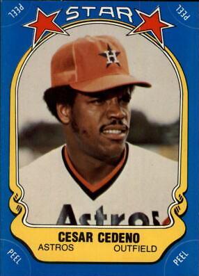 Cesar Cedeno #35 Baseball Cards 1981 Fleer Star Stickers