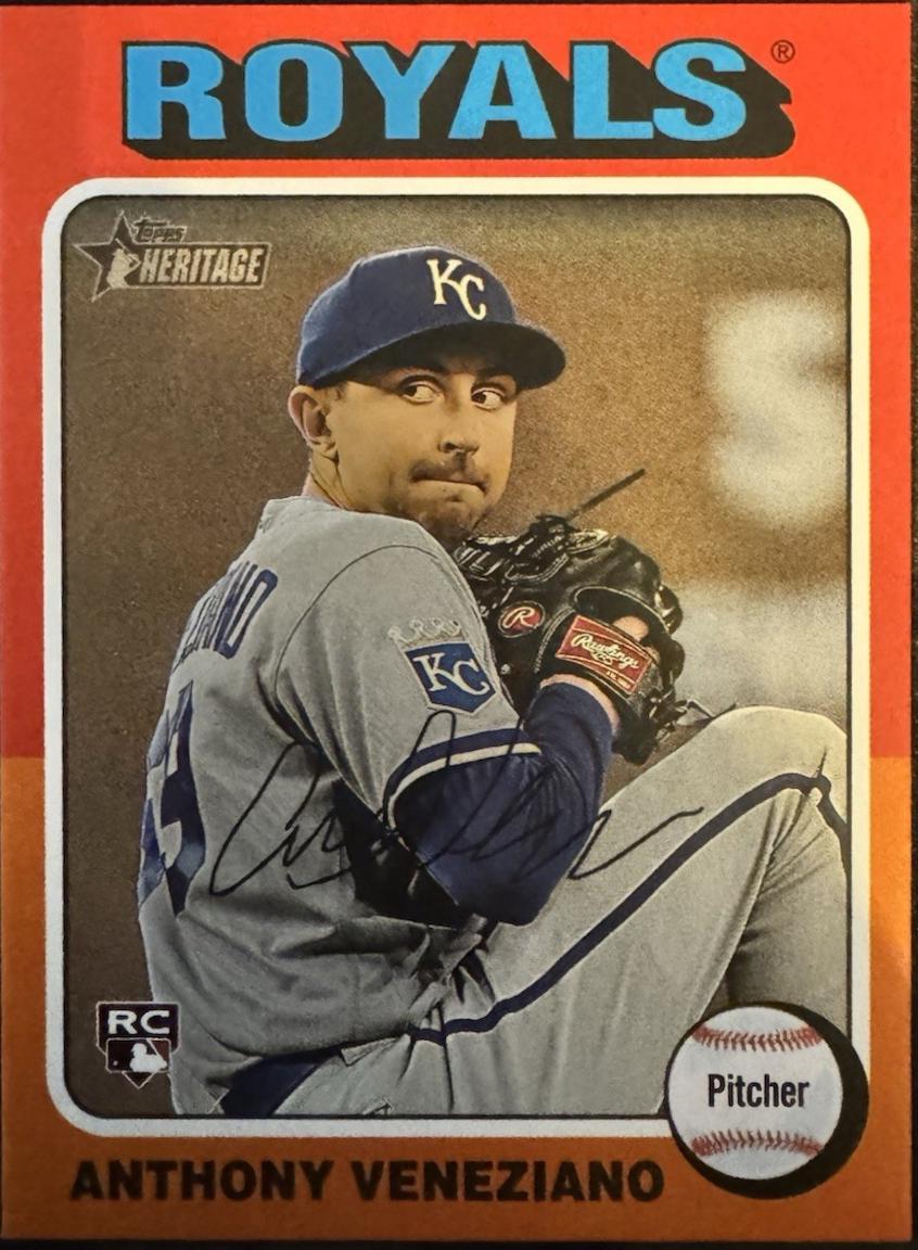 Anthony Veneziano #602 Baseball Cards 2024 Topps Heritage Mini