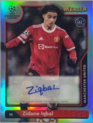 Zidane Iqbal #A-ZI 2021 Topps Merlin Chrome UEFA Autographs