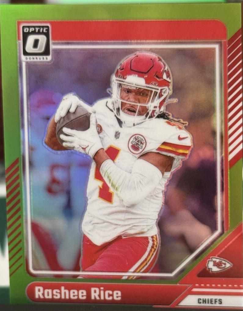 Rashee Rice [Lime Green] #97 Prices | 2024 Panini Donruss Optic ...