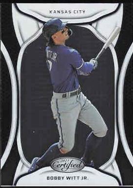 Bobby Witt Jr. #1 Baseball Cards 2023 Panini Chronicles Certified