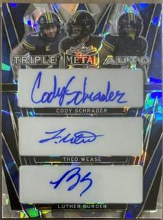 Cody Schrader / Theo Wease / Luther Burden