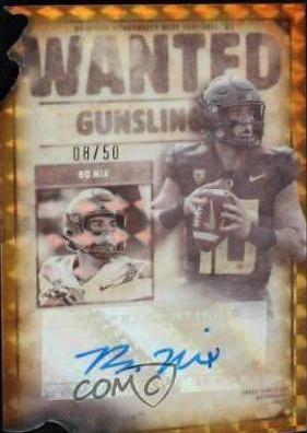 Bo Nix [Gold Geometric] #BOA-BN