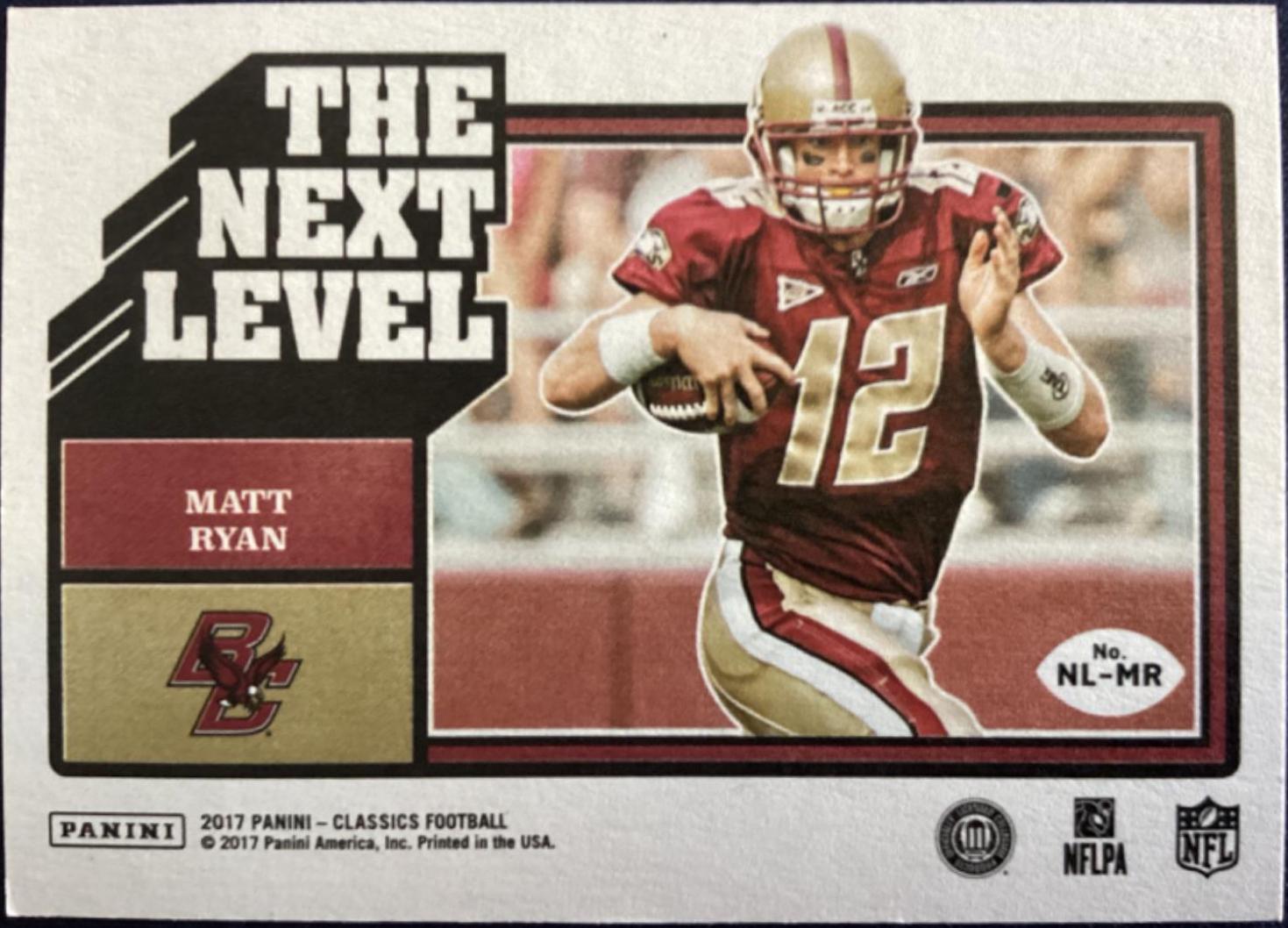 Matt Ryan #NL-MR Football Cards 2017 Panini Classics the Next Level