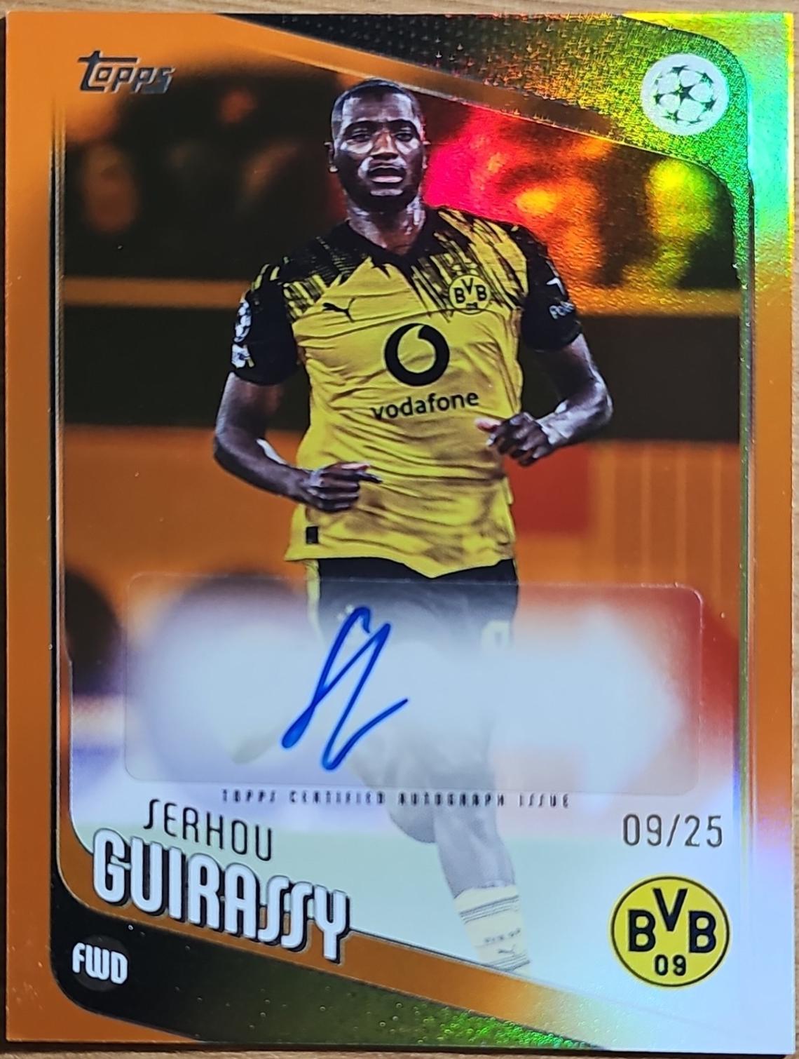 Serhou Guirassy [Orange Foil] #BA-SG