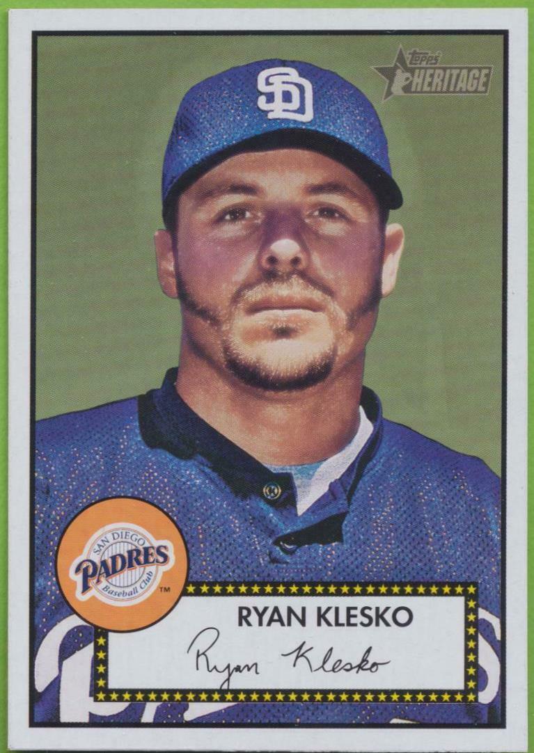 Ryan Klesko #382 Baseball Cards 2001 Topps Heritage