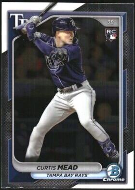 Curtis Mead #49 Baseball Cards 2024 Bowman Chrome