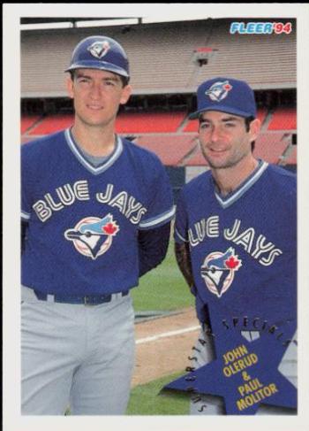 John Olerud And Paul Molitor #707 Baseball Cards 1994 Fleer