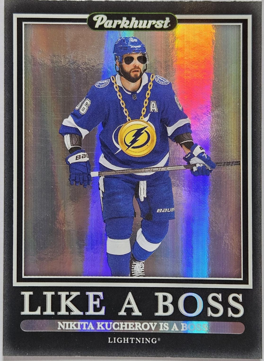 Nikita Kucherov #LB-14 Hockey Cards 2023 Parkhurst Like a Boss