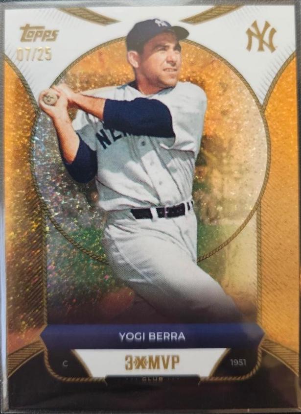 Yogi Berra [Orange Stardust Foil] #22