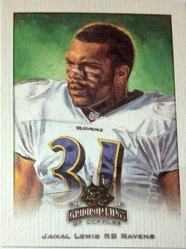 Jamal Lewis #5 Football Cards 2002 Panini Donruss Gridiron Kings
