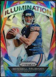 Mitchell Trubisky #9 Football Cards 2017 Panini Prizm Illumination