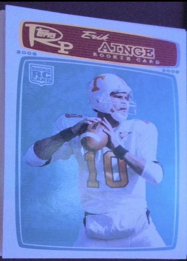 Erik Ainge #182 Football Cards 2008 Topps Rookie Progression