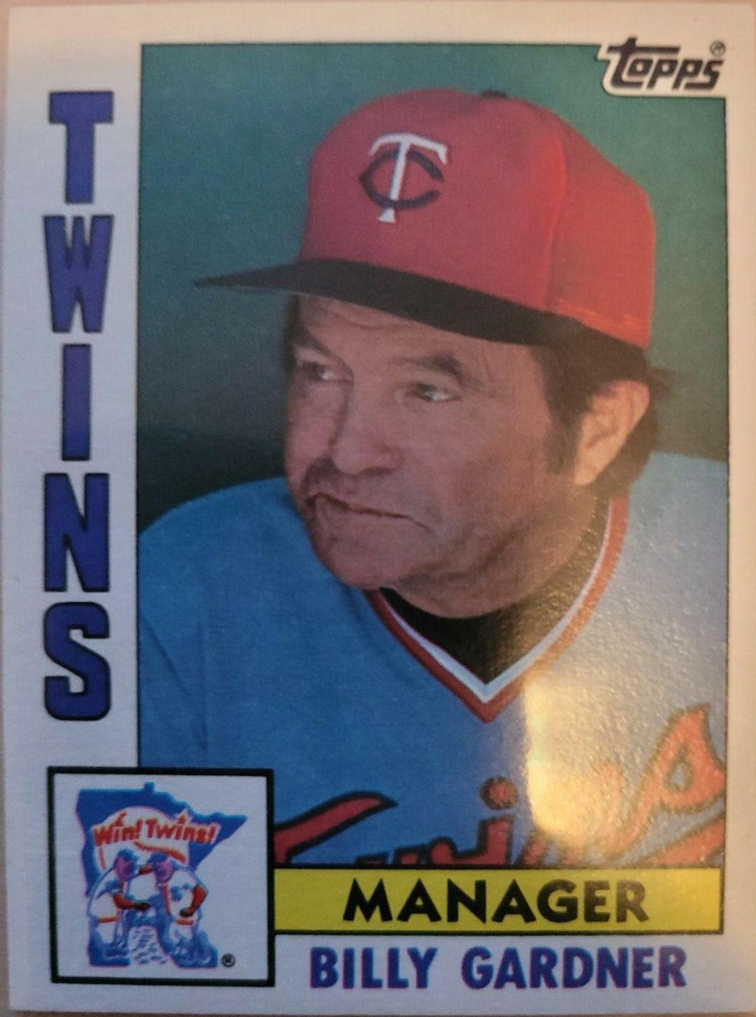 Billy Gardner #771 Baseball Cards 1984 Topps