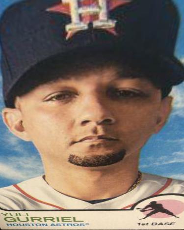 Yuli Gurriel #145 Baseball Cards 2022 Topps Heritage