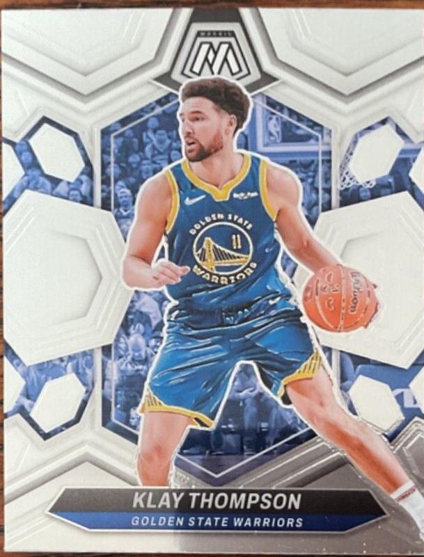 Klay Thompson #45 Basketball Cards 2023 Panini Mosaic