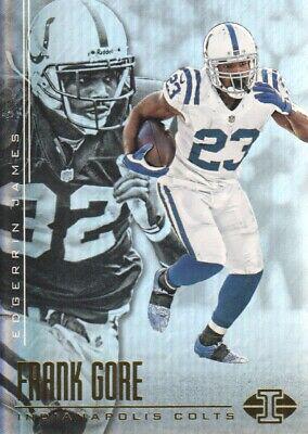 Frank Gore, Edgerrin James #94 Football Cards 2017 Panini Illusions