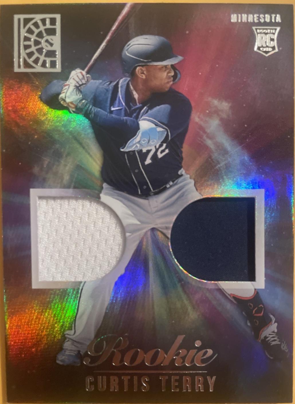 Curtis Terry #RDM-CT 2022 Panini Capstone Baseball Rookie Dual Materials