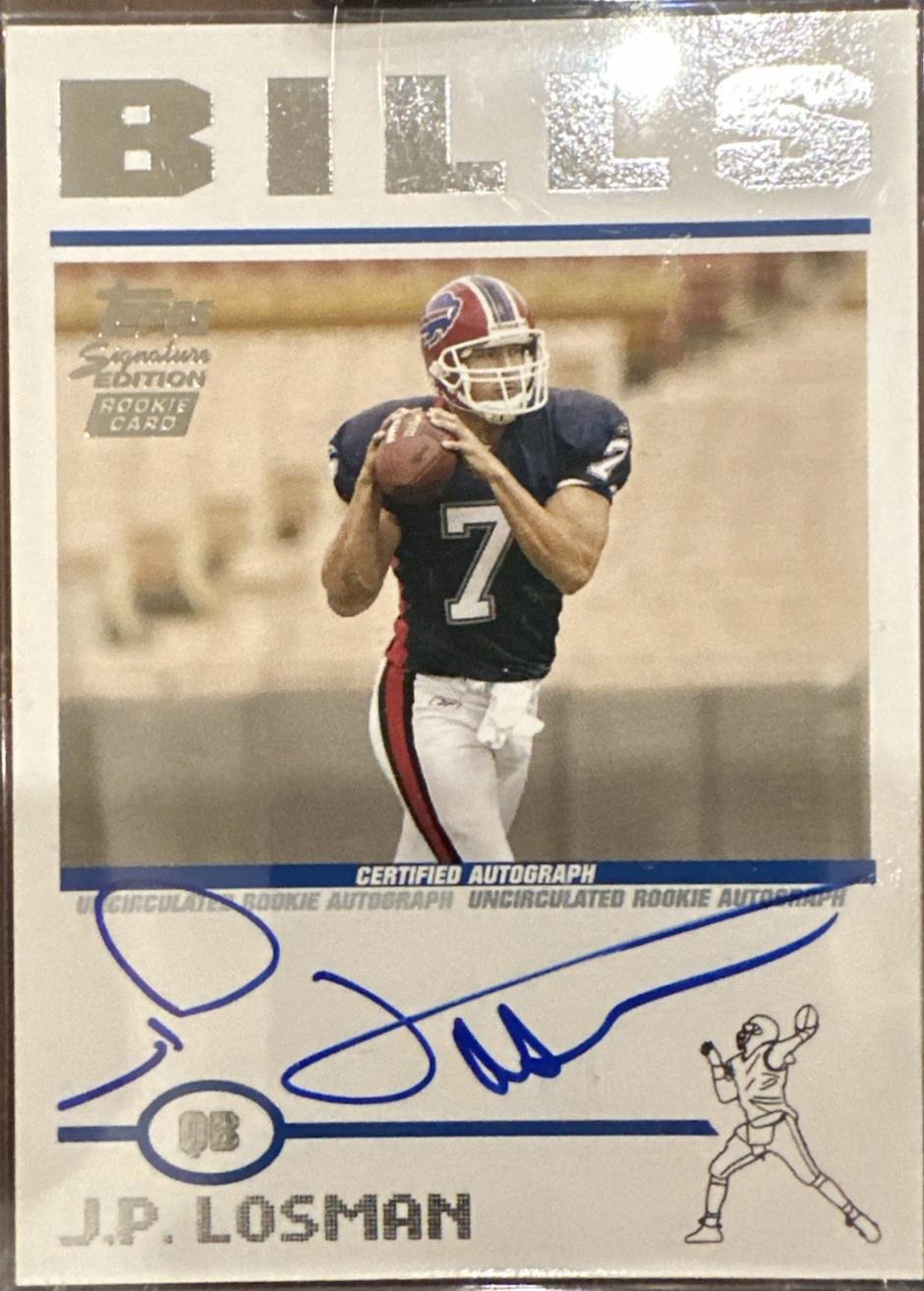J.P. Losman #77 2004 Topps Signature Edition Football