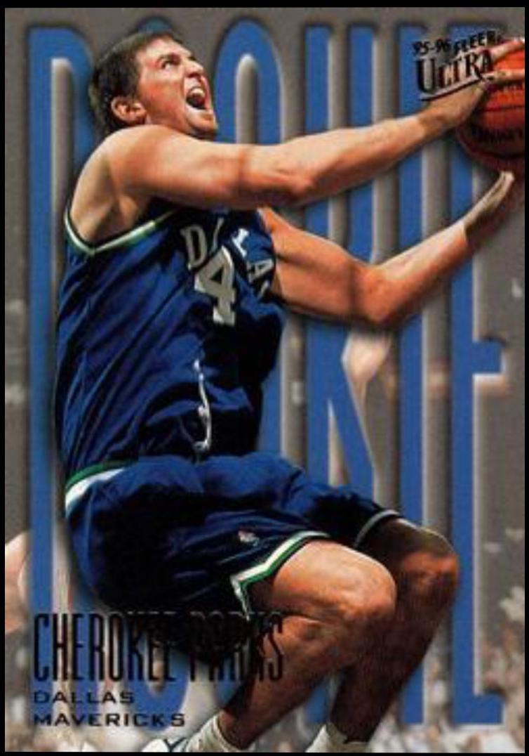Cherokee Parks #282 Basketball Cards 1995 Ultra