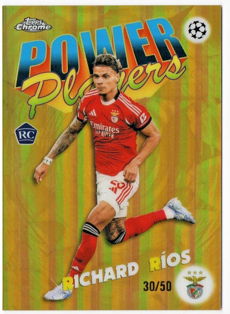 Richard Rios [Gold] #PP-32 Prices | 2025 Topps Chrome UEFA Power ...