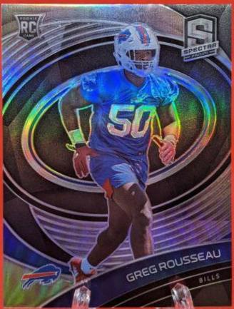Greg Rousseau #192 2021 Panini Spectra Football