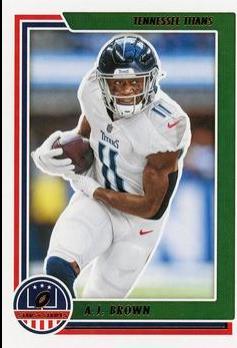 A. J. Brown #STS-AJB Football Cards 2021 Panini Chronicles Stars and Stripes