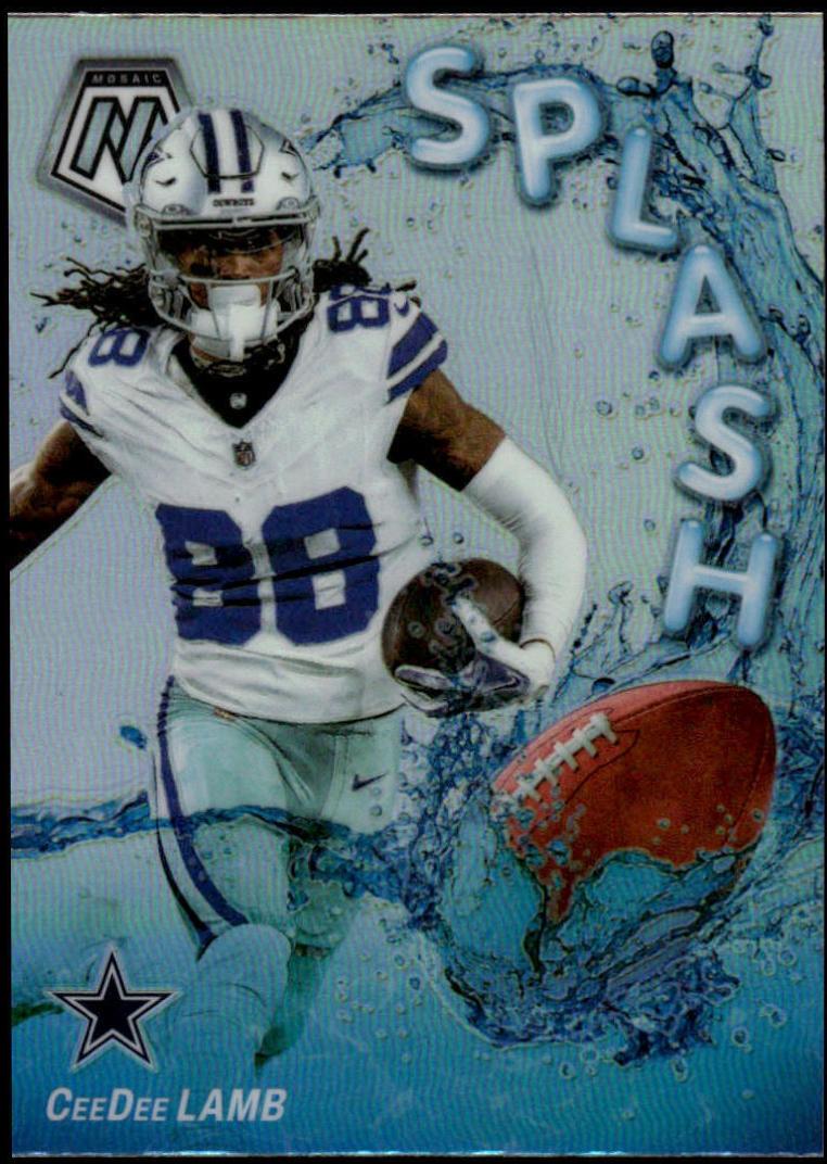CeeDee Lamb #SS-CDL Football Cards 2024 Panini Mosaic Splash