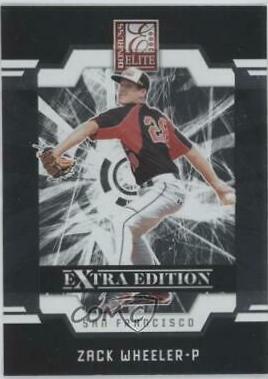 Zack Wheeler #5 Baseball Cards 2009 Donruss Elite Extra Edition