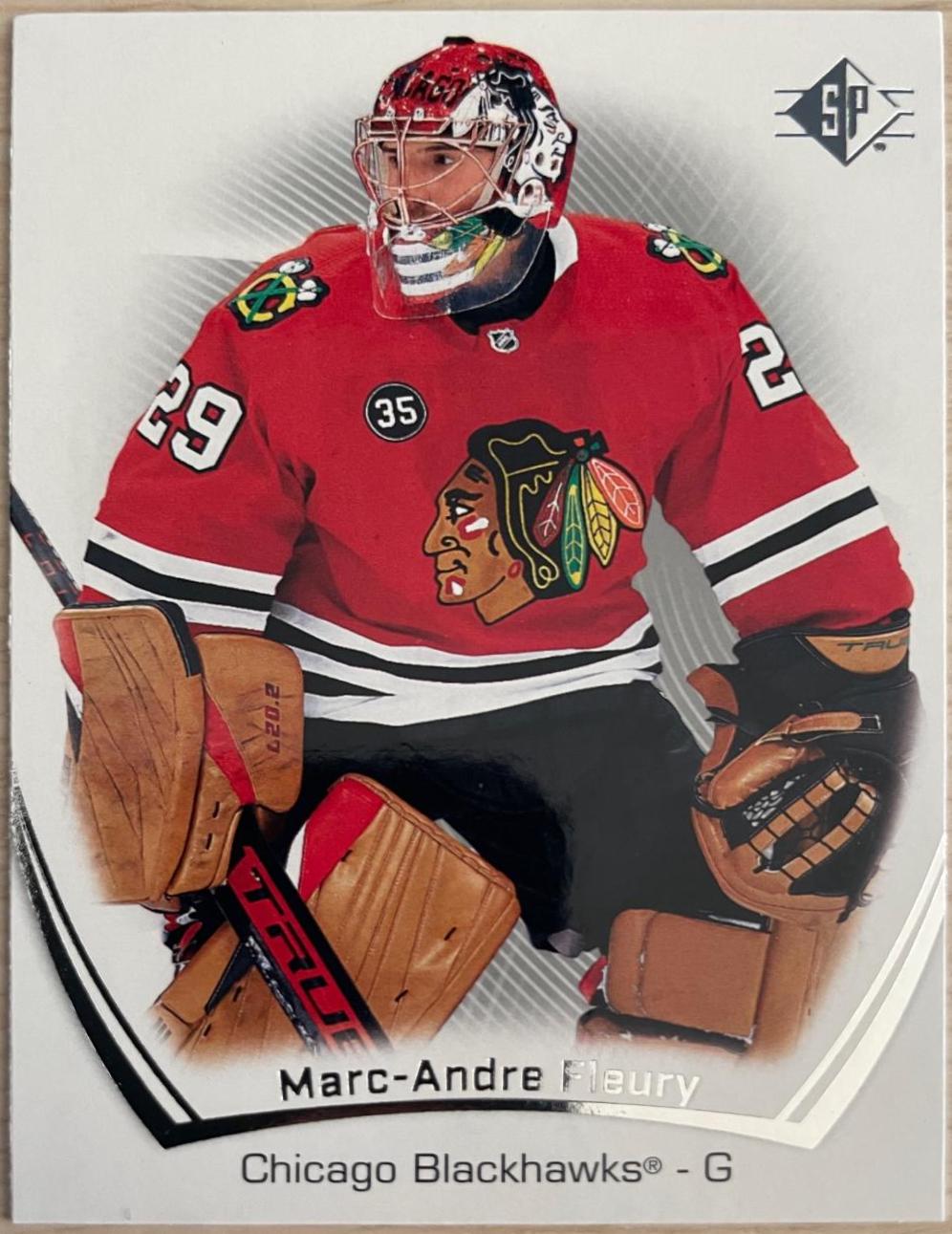 Marc Andre Fleury #23 Hockey Cards 2021 SP