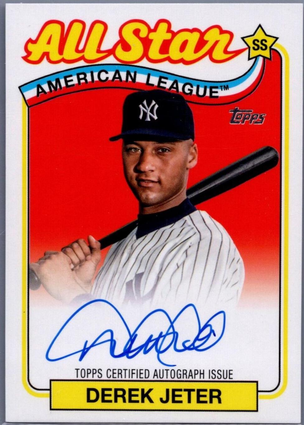 Derek Jeter #89ASA-DJ 2024 Topps 1989 All Star Autograph Baseball