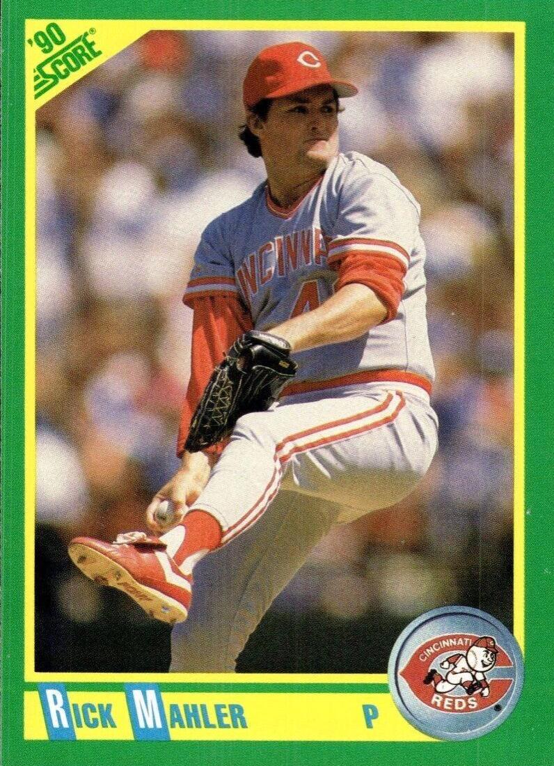 rick mahler #87 Baseball Cards 1990 Score