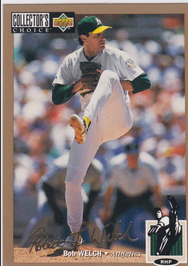Bob Welch [Gold Signature] #574
