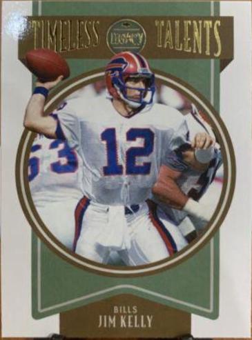 Jim Kelly #TT-17 Football Cards 2022 Panini Legacy Timeless Talents