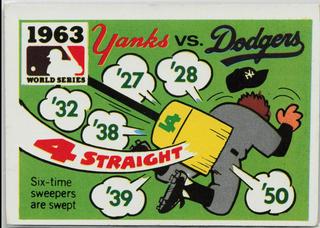 1963 Yanks vs. Dodgers