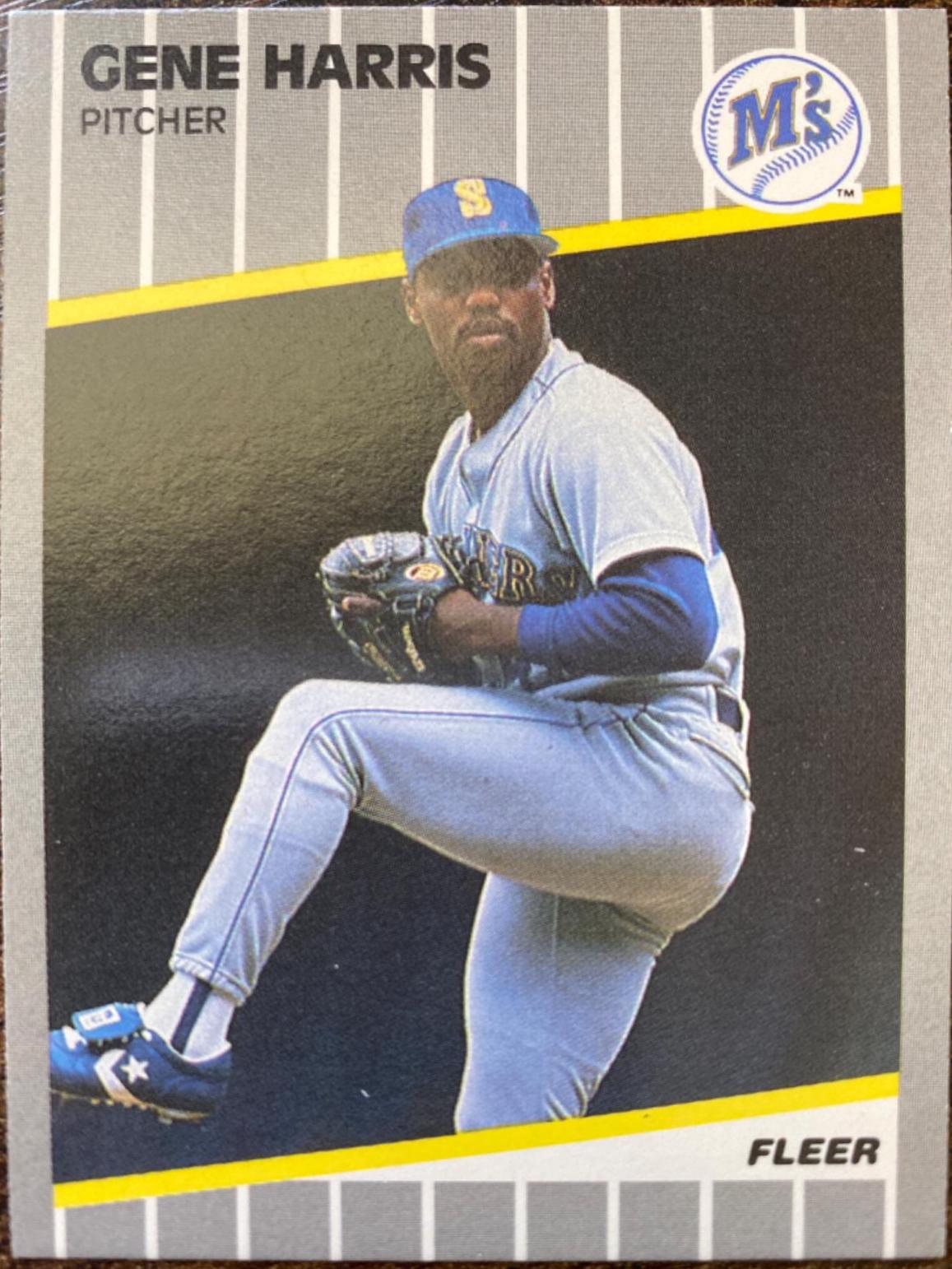 1989 Fleer Update Gene Harris #U-58 card