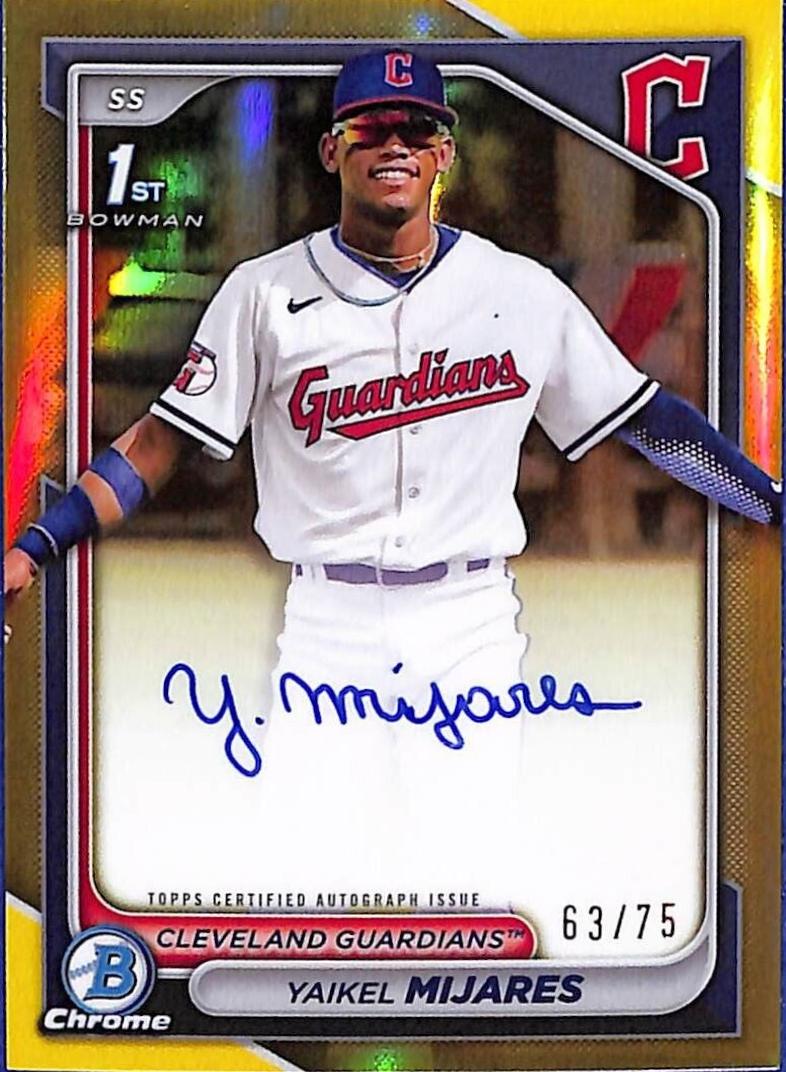 Yaikel Mijares #CPA-YMI 2024 Bowman Chrome Prospects Autograph Baseball