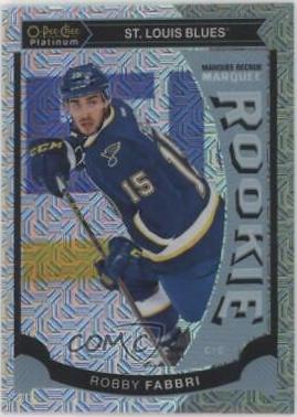 Robby Fabbri #M26 Hockey Cards 2015 O-Pee-Chee Platinum Marquee Rookies