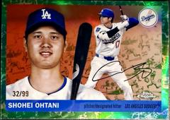 Shohei Ohtani [Green Vibrations Refractor] #17 Prices | 2025 Topps