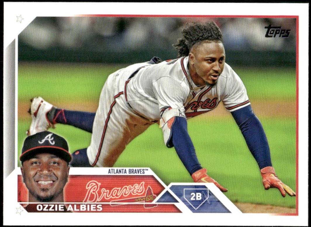 Ozzie Albies #81 Baseball Cards 2023 Topps