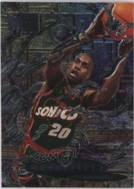 Gary Payton #228 Basketball Cards 1996 Fleer Metal