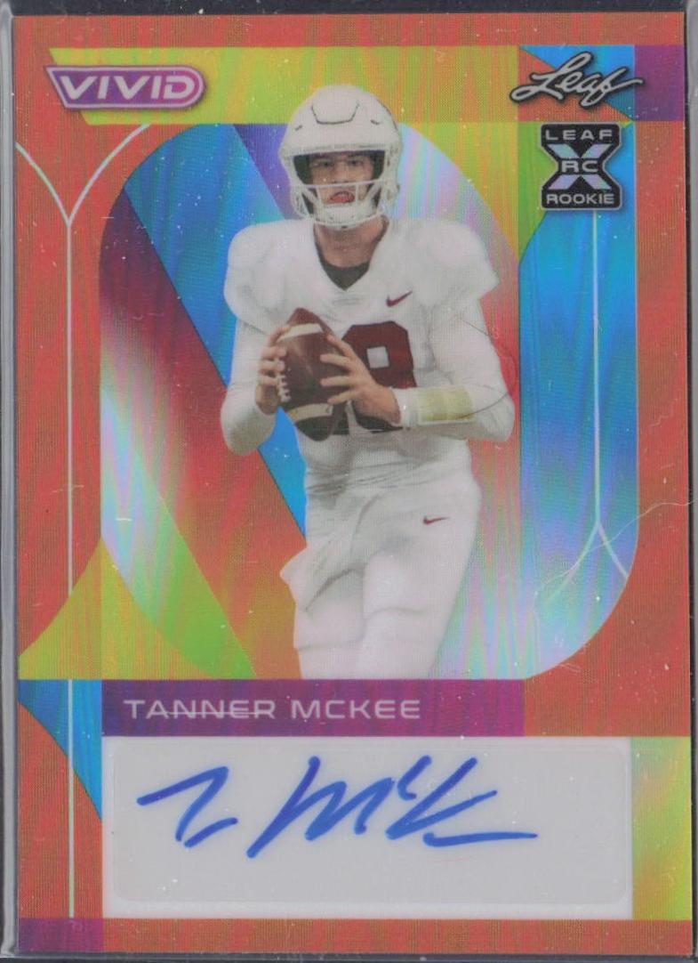 Tanner McKee [Prismatic Orange] #BA-TM1