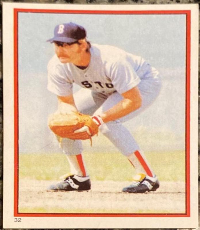 Carney Lansford #32 Baseball Cards 1983 Topps Stickers